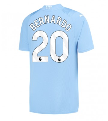 Manchester City Bernardo Silva #20 Primera Equipación 2023-24 Manga Corta